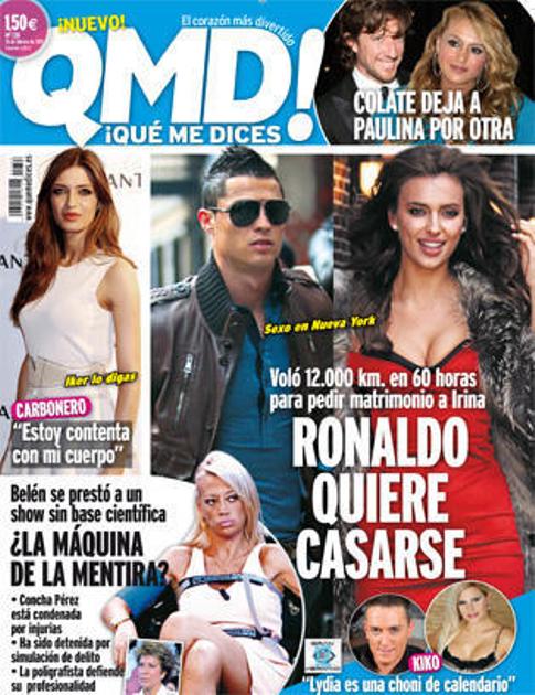 Cristiano Ronaldo pediu Irina Shayk em casamento