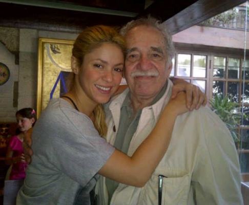 Shakira e Gabriel García Marquez (foto publicada no twitter)