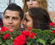 Cristiano Ronaldo e Irina no Madrid Open Foto: Lusa