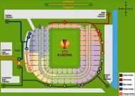 Mapa do estádio (panfleto divulgado pelo F.C. Porto)