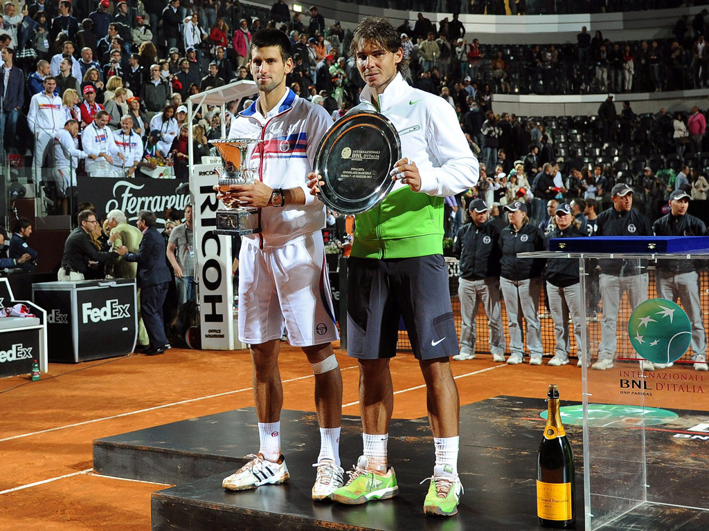 Djokovic bateu Nadal na final do Open de Itália