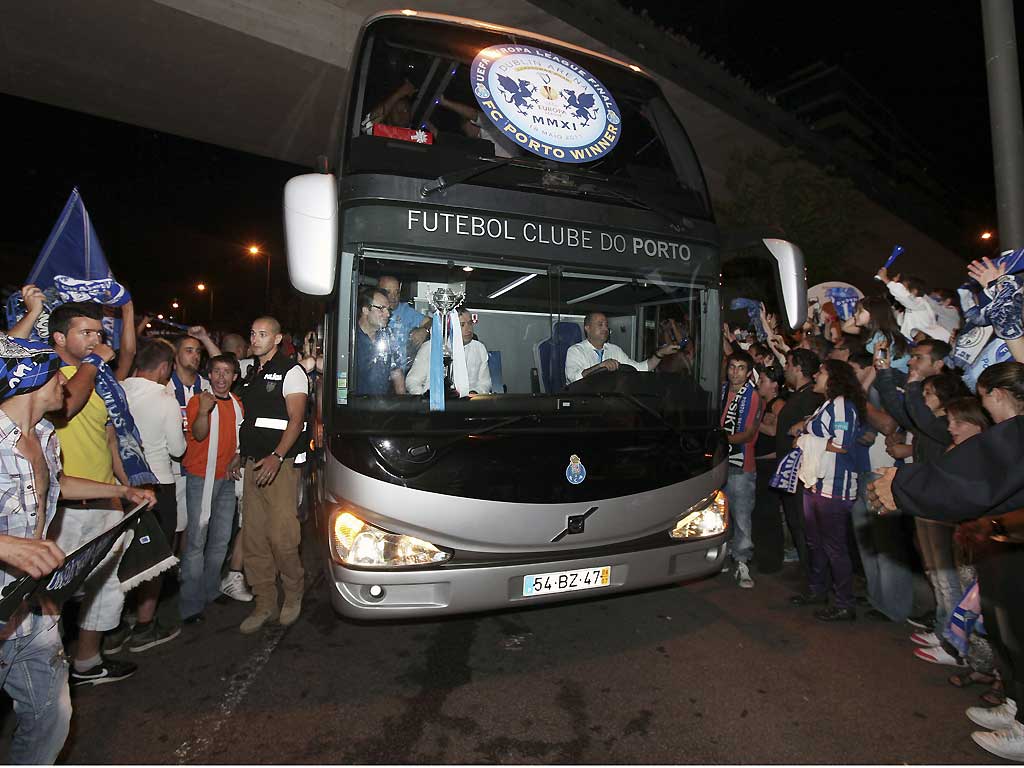 F.C. Porto em festa no Dragão depois do Jamor