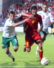 Montenegro vs Bulgária (EPA/Boris Pejovic)