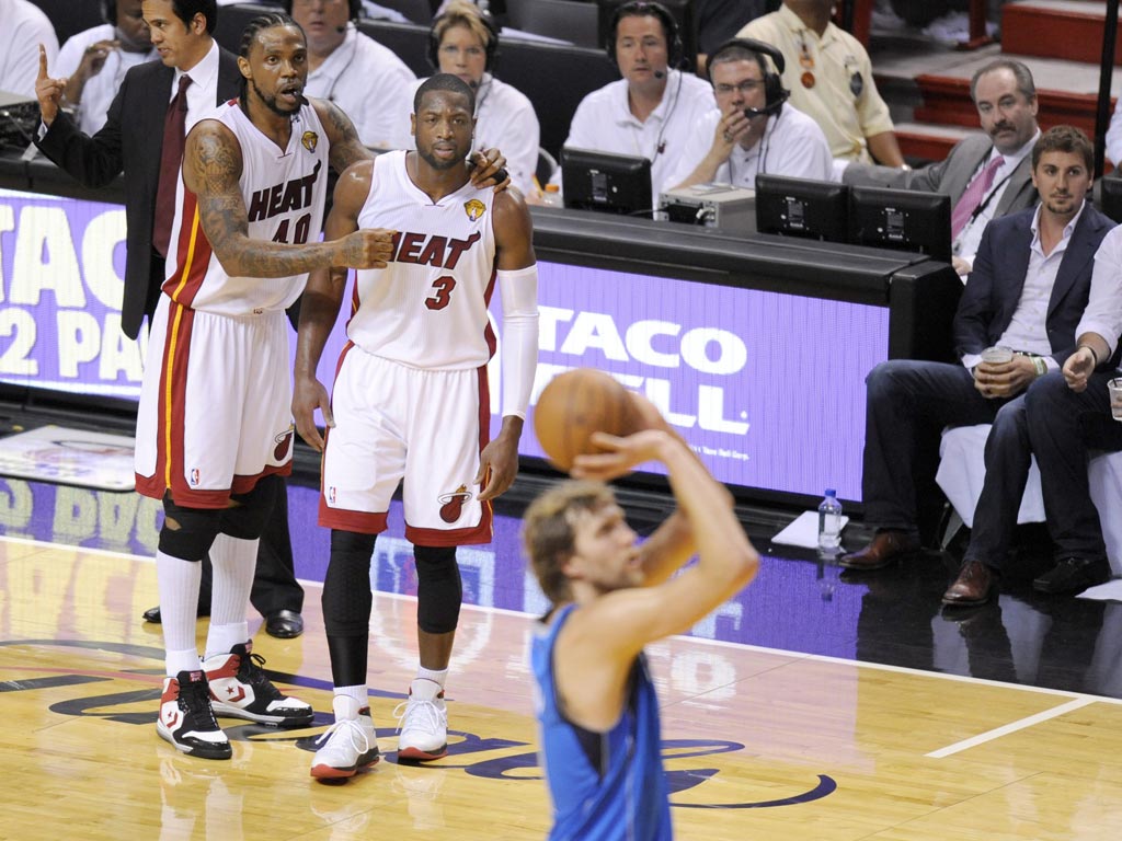 Miami Heat vs Dallas Mavericks (EPA/Rhona Wise)