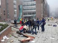 Explosão no centro de Oslo (Foto: Reuters)