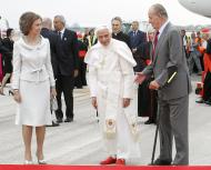 Papa recebido pelos reis de Espanha Fotos: Lusa