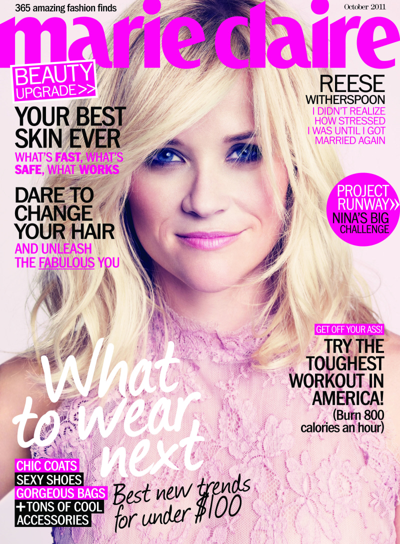 Reese Witherspoon na «Marie Claire»