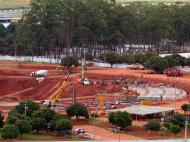 Obras no estádio Mané Garrincha, em Brasília [Reuters]