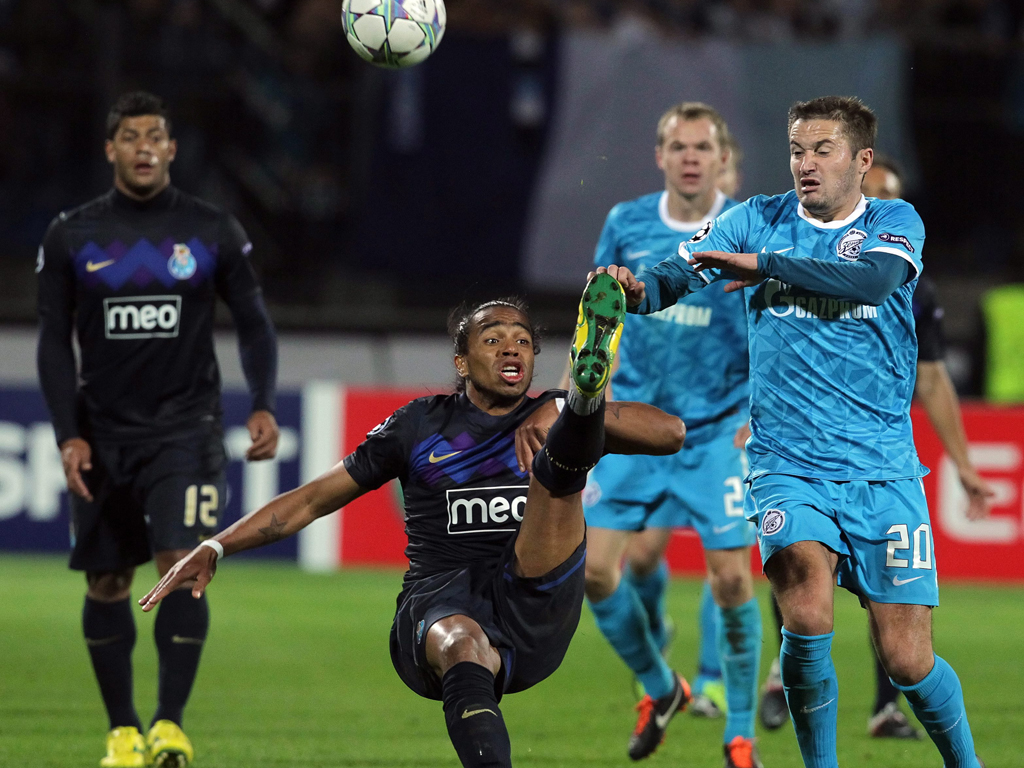 Champions League - FC Zenit St. Petersburgo vs FC Porto (EPA)