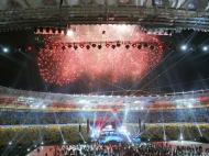 Inauguração do Estádio Olímpico de Kiev(EPA/Sergey Dolzhenko)