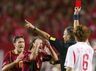 Mundial 2002: Coreia-Portugal, 1-0, a expulsão de João Pinto