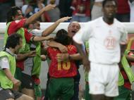 Euro 2004: Portugal-Holanda, 2-1 e aquele golo de Maniche
