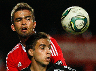 Rafa (Portimonense) e Miguel Vítor (Benfica)