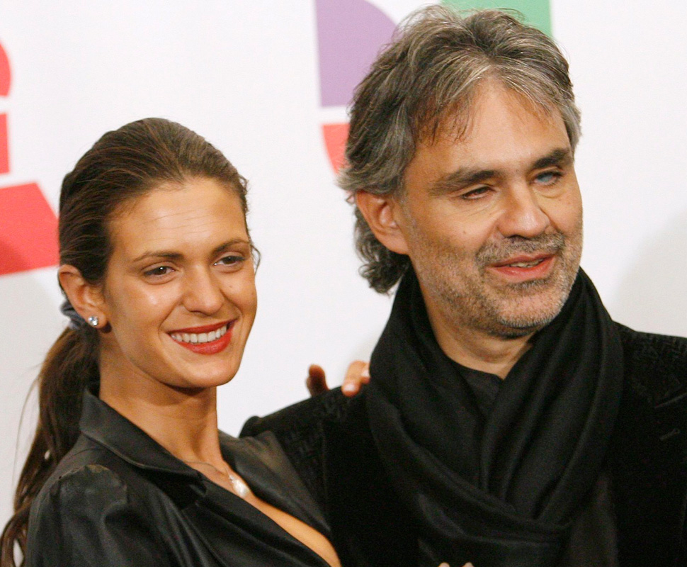 Andrea Bocelli - Casa com namorada de longa data
