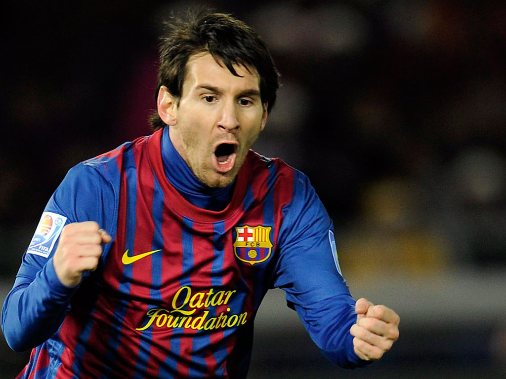 Messi festeja golo
