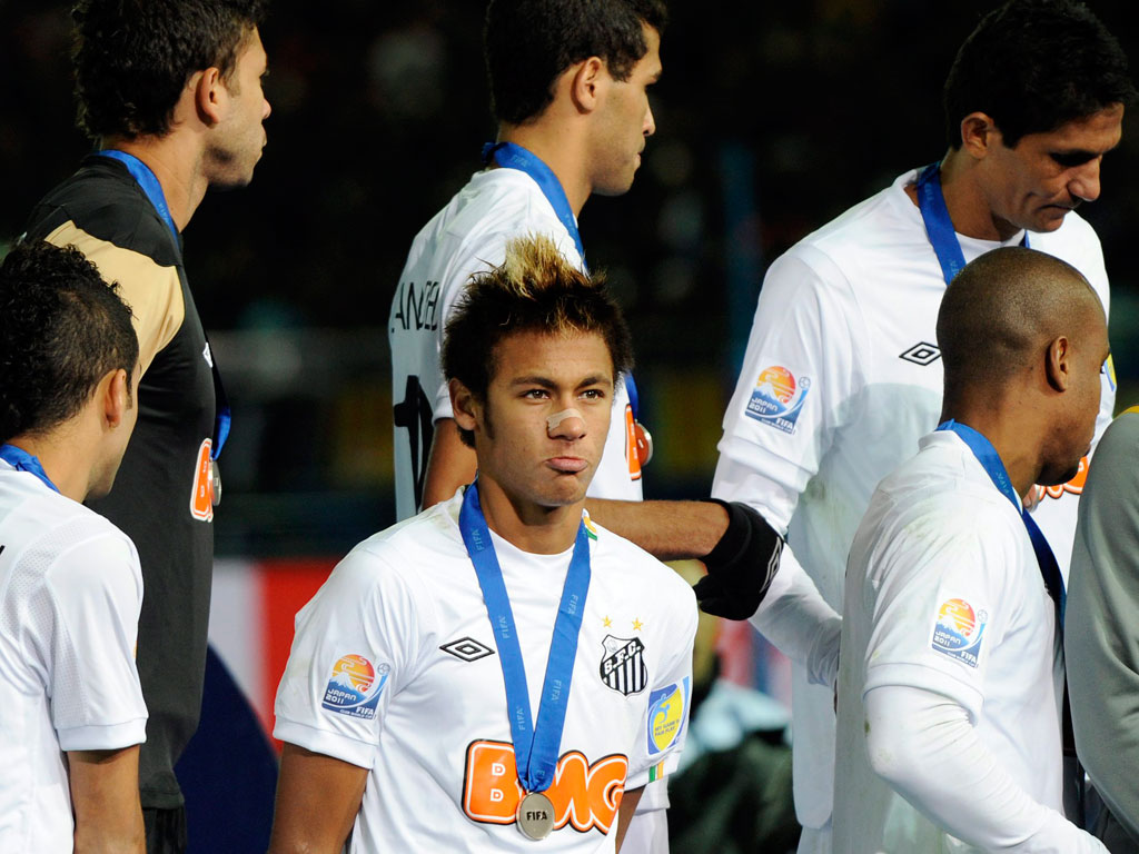 Neymar triste depois da derrota
