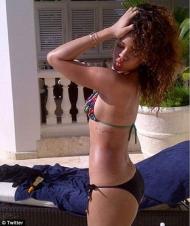 Rihanna nos Barbados Foto: via twitter
