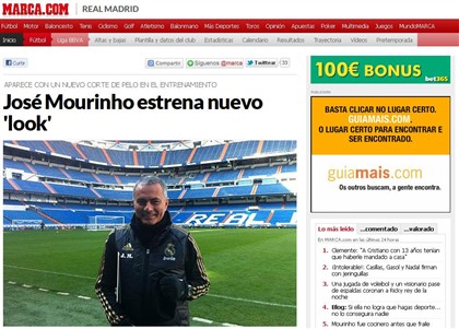 Mourinho Jornal Marca
