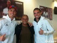 Roberto Carlos visita Real Madrid