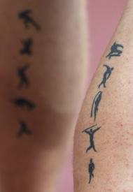 Tatuagens: as figuras do decatlo imortalizadas