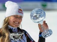 Lindsey Vonn vence «downhill» da Taça do Mundo, em Schladming, Áustria [Foto: EPA]