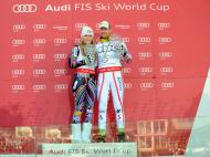 Lindsey Vonn vence «downhill» da Taça do Mundo, em Schladming, Áustria [Foto: EPA]