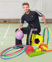 David Beckham gera polémica em campanha para escolas Foto: DR