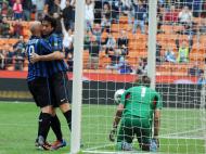 Inter-Génova, 5-4: os primeiros três pontos para Stramaccioni (EPA)