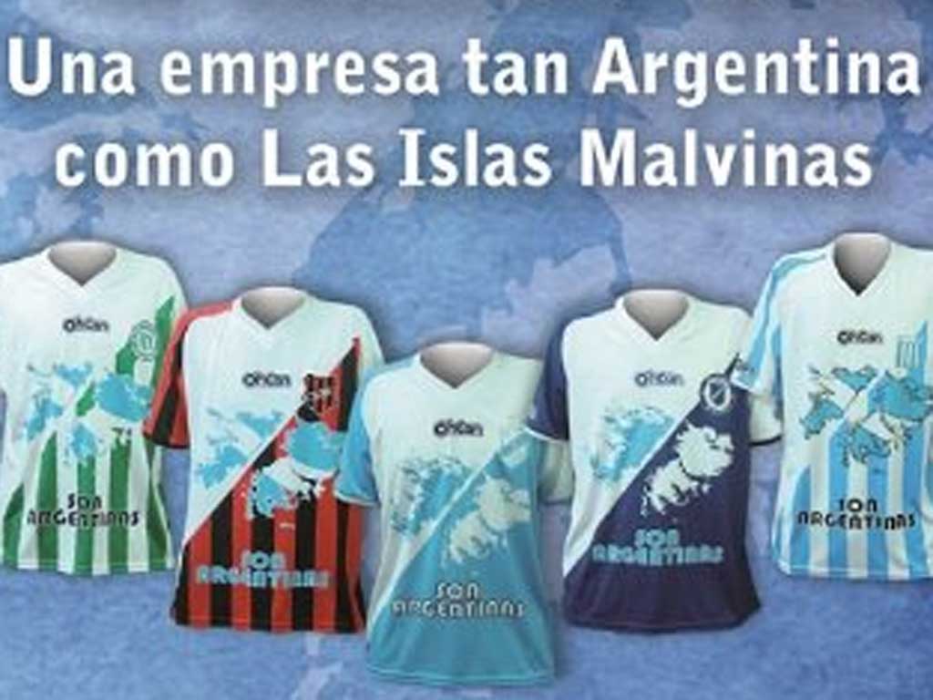 Futebol argentino evoca as Malvinas
