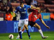 Wigan Athletic vs Manchester United (EPA/PETER POWELL)