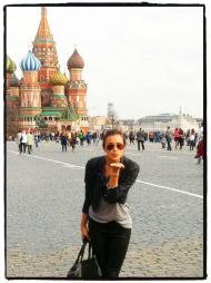 Irina Shayk partilha fotos de viagem a Moscovo no facebook