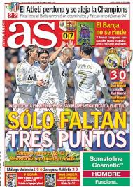 AS: só faltam três pontos ao Real Madrid