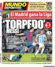 «El Mundo Deportivo»: na Catalunha, o destaque é o «Torpedo Messi»