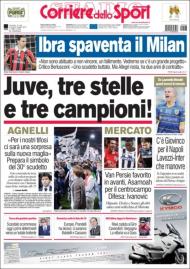 Corriere dello Sport: 3 estrelas, 3 campeões