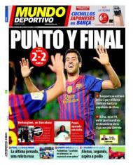 El Mundo Deportivo: «Ponto e final»