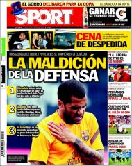 «Sport»: depois de Abidal e Puyol, Alves também é baixa no Barça