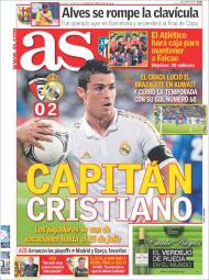««As»: Cristiano Ronaldo termina a época como capitão