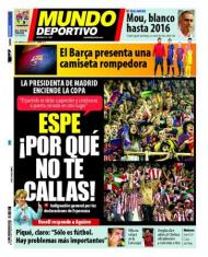 El Mundo Deportivo: Espe, por que não te calas?