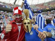 EURO 2012: O fair-play é visível entre adeptos de várias nacionalidades