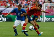 Espanha vs Itália (REUTERS/Tony Gentile)