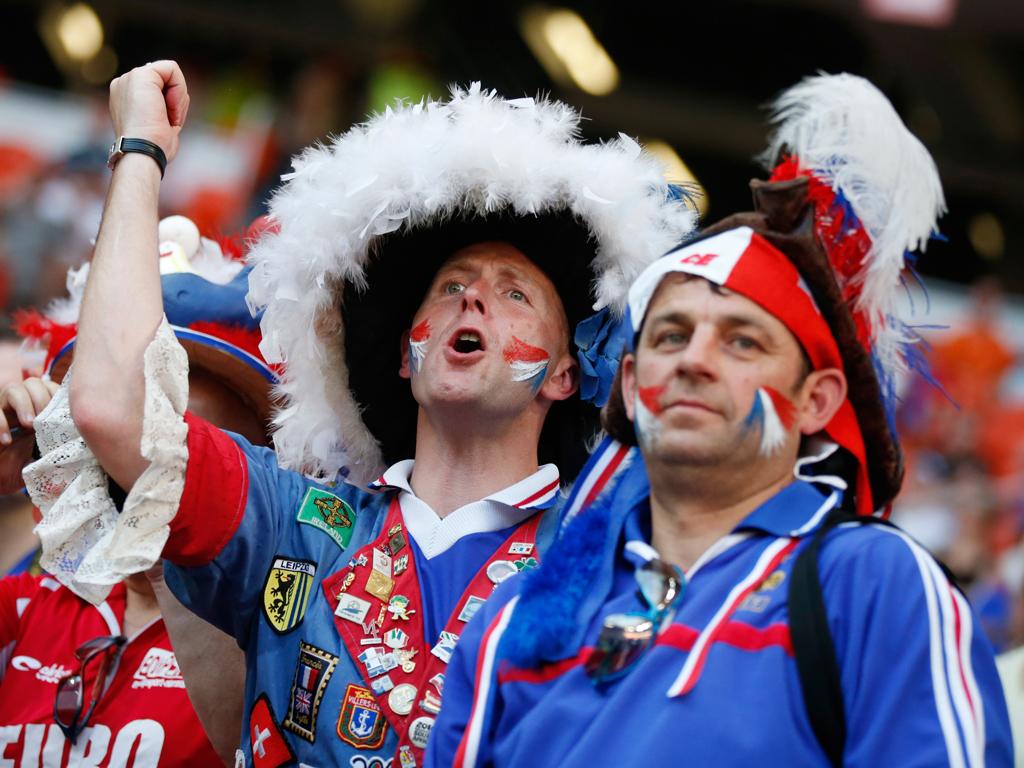 Euro 2012 - França vs Inglaterra adeptos