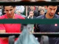 Roland Garros: Os dois finalistas lado a lado (foto: Reuters)