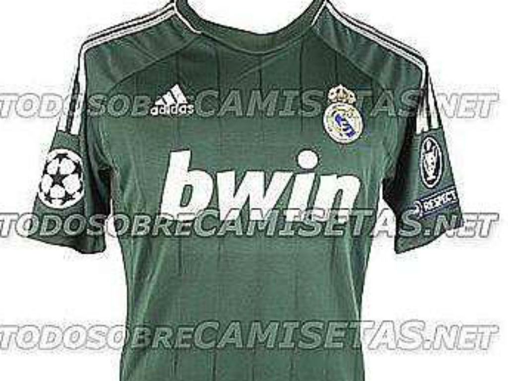 A nova camisola verde do Real Madrid
