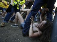 Protesto da FEMEN em Kiev (EPA/ANDREW KRAVCHENKO)