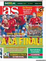«As»: Espanha premiada pelo bom prolongamento