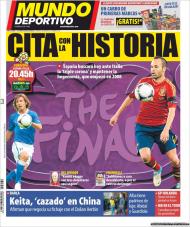 «Mundo Deportivo»: espanhóis tentam dar continuidade ao que começaram em 2008