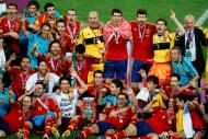 Seleção espanhola vence Euro2012 Foto: Reuters