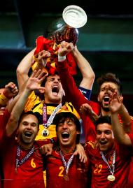 Seleção espanhola vence Euro2012 Foto: Reuters