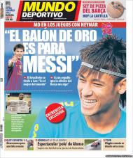 «Mundo Deportivo»: Neymar elogia Messi