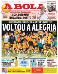 «A Bola»: Sporting conquista a «Albufeira summer cup»